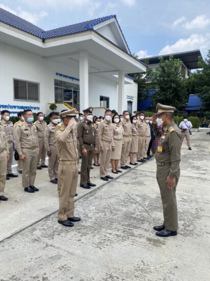 จังหวัดสมุทรปราการ ต้อนรับ พลอากาศเอก ชลิต พุกผาสุข องคมนตรี ติดตามโครงการอันเนื่องจากพระราชดำริพื้นที่จังหวัดสมุทรปราการ 