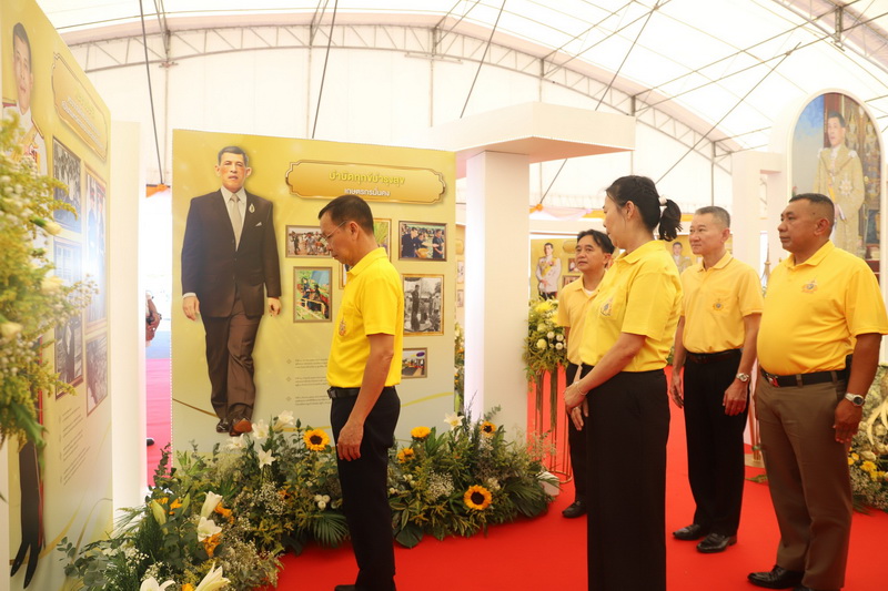 จังหวัดสมุทรปราการ จัดพิธีเฉลิมฉลองธงตราสัญลักษณ์งานเฉลิมพระเกียรติ พระบาทสมเด็จพระเจ้าอยู่หัว เนื่องในโอกาสพระราชพิธีมหามงคลเฉลิมพระชนมพรรษา 6 รอบ 28 กรกฎาคม 2567